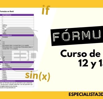 Fórmulas en Revit Especialista3D