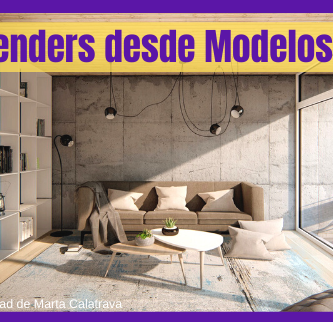 renders desde modelos bim