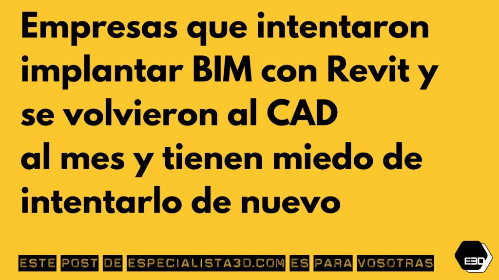 implementación BIM con revit no funciona